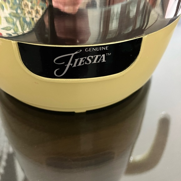 ❤️ EXCELLENT FIESTA COFFEE GO-ALONG 8 Cup ELECTRIC PERCOLATOR YELLOW & CHROME - Picture 4 of 13
